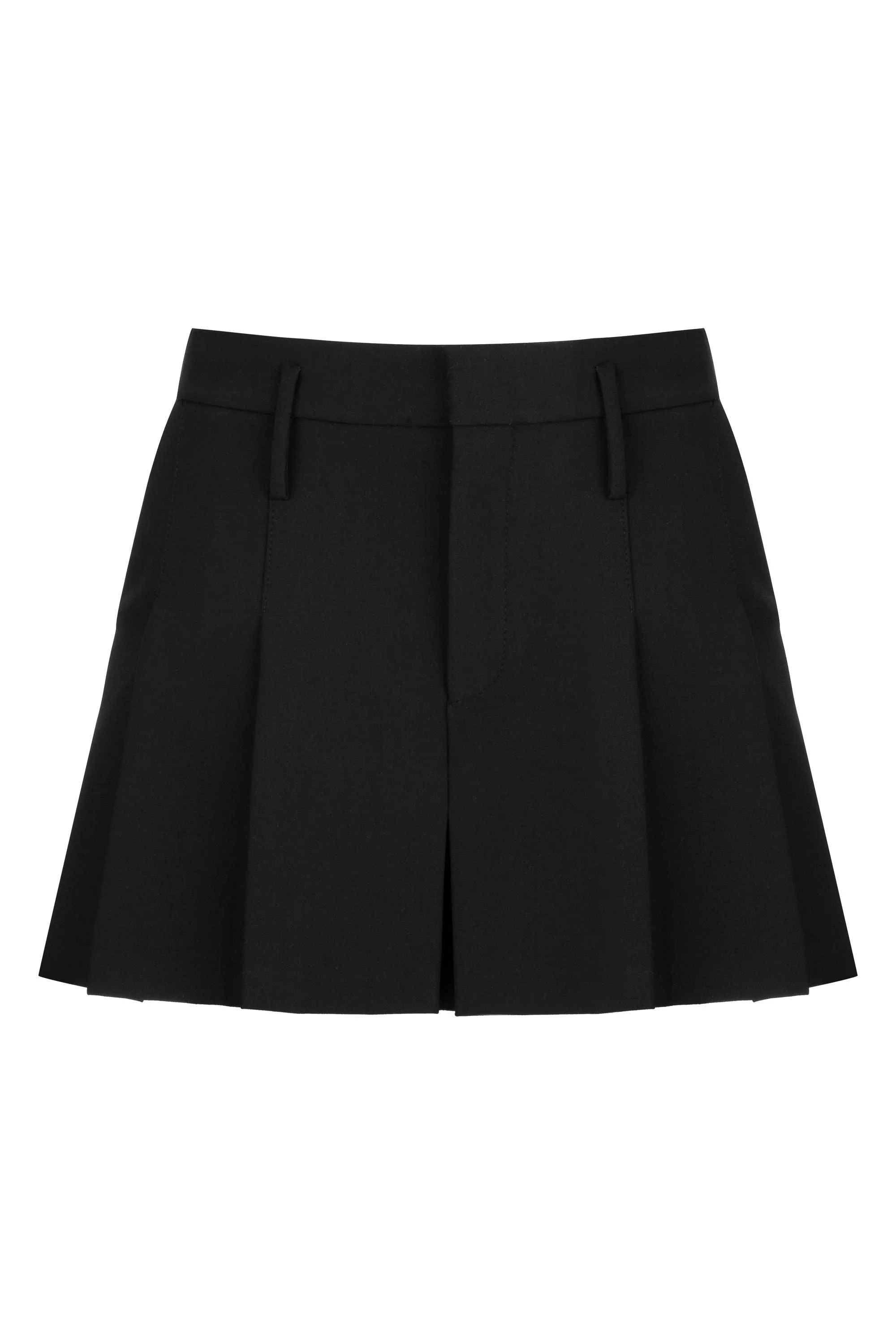 Pleated Mini Skirt