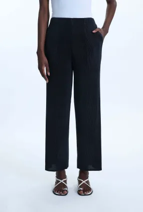 Pleated Wide Leg Trousers