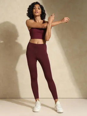 Plum High Impact Action Bra & Aura Leggings