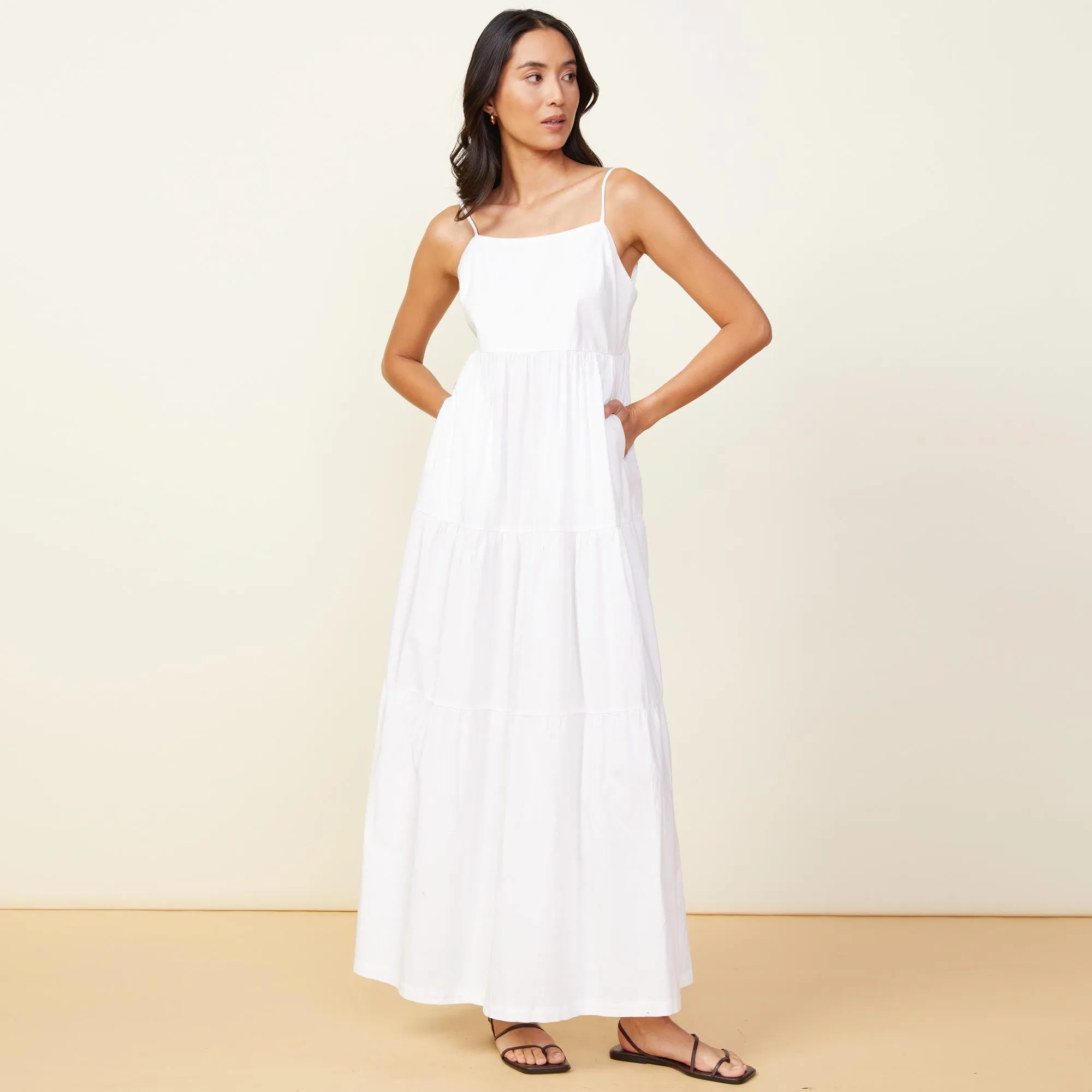 Poplin Maxi Dress