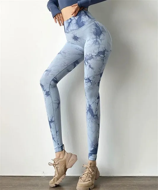 Practical Promptus Seamless Tie Dye Leggings