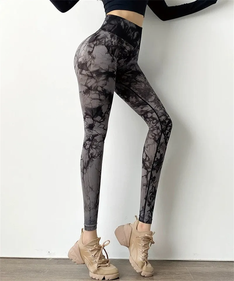 Practical Promptus Seamless Tie Dye Leggings