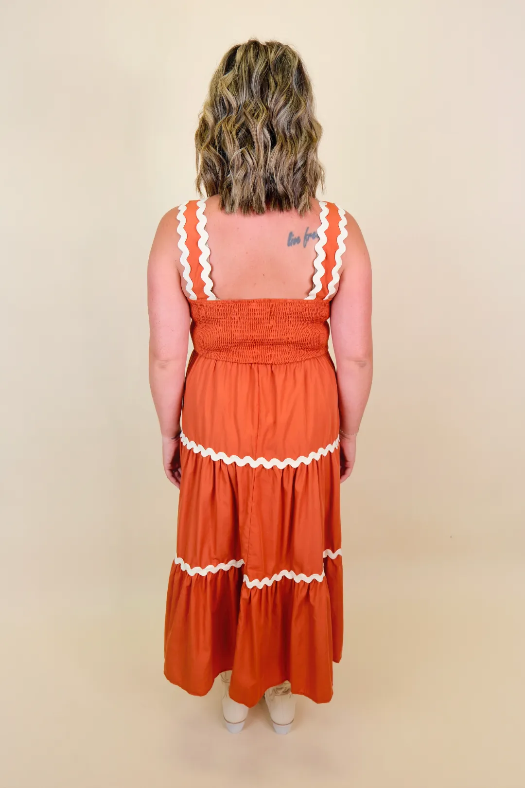 Pumpkin Spice Maxi Dress