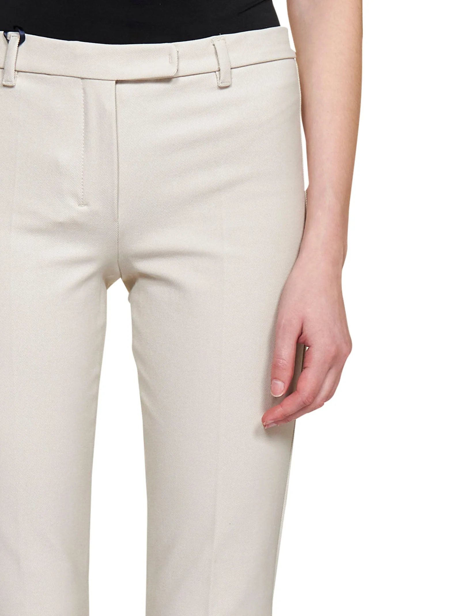 'S Max Mara High Waist Cropped Trousers