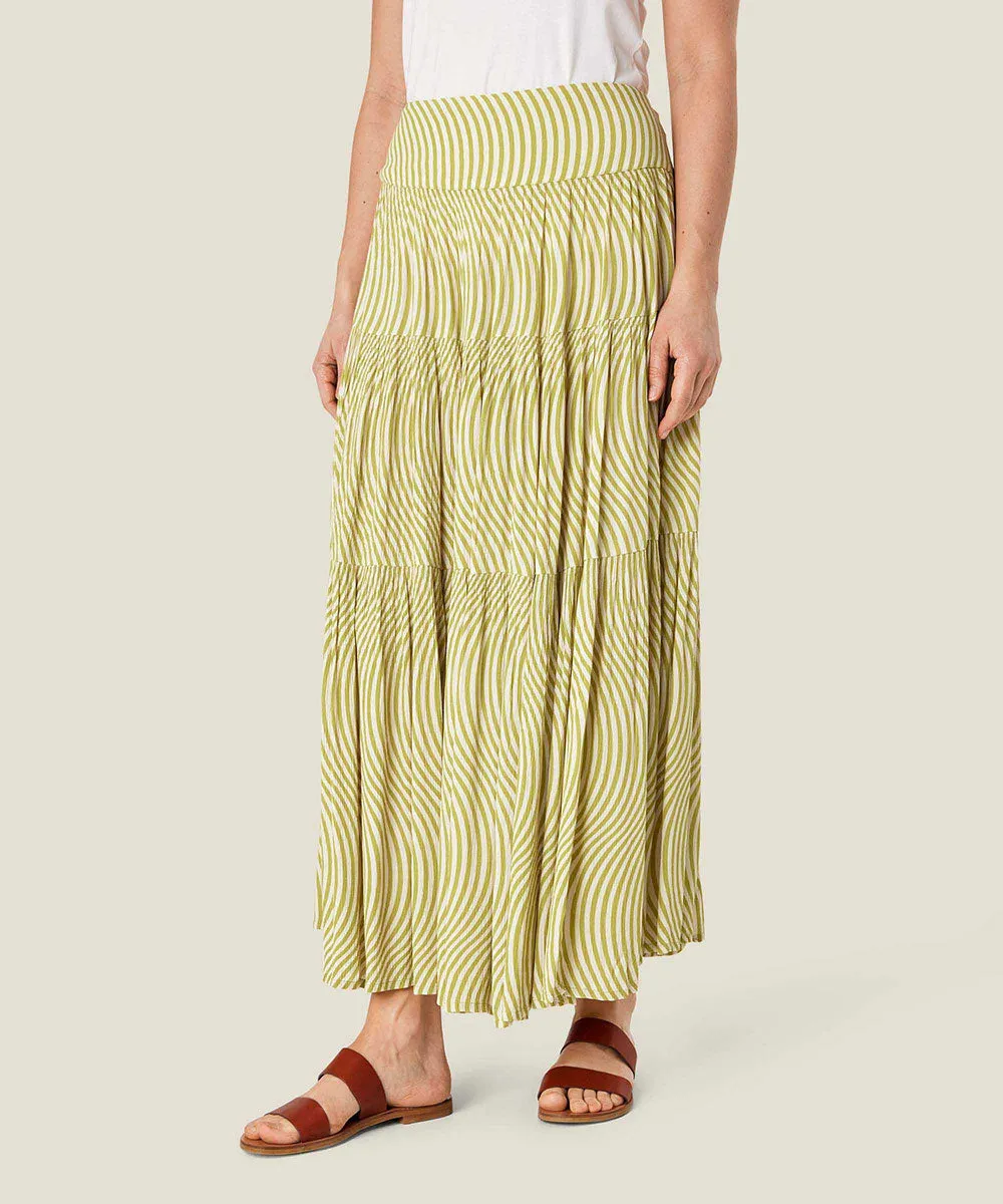 Sable Tiered Maxi Skirt