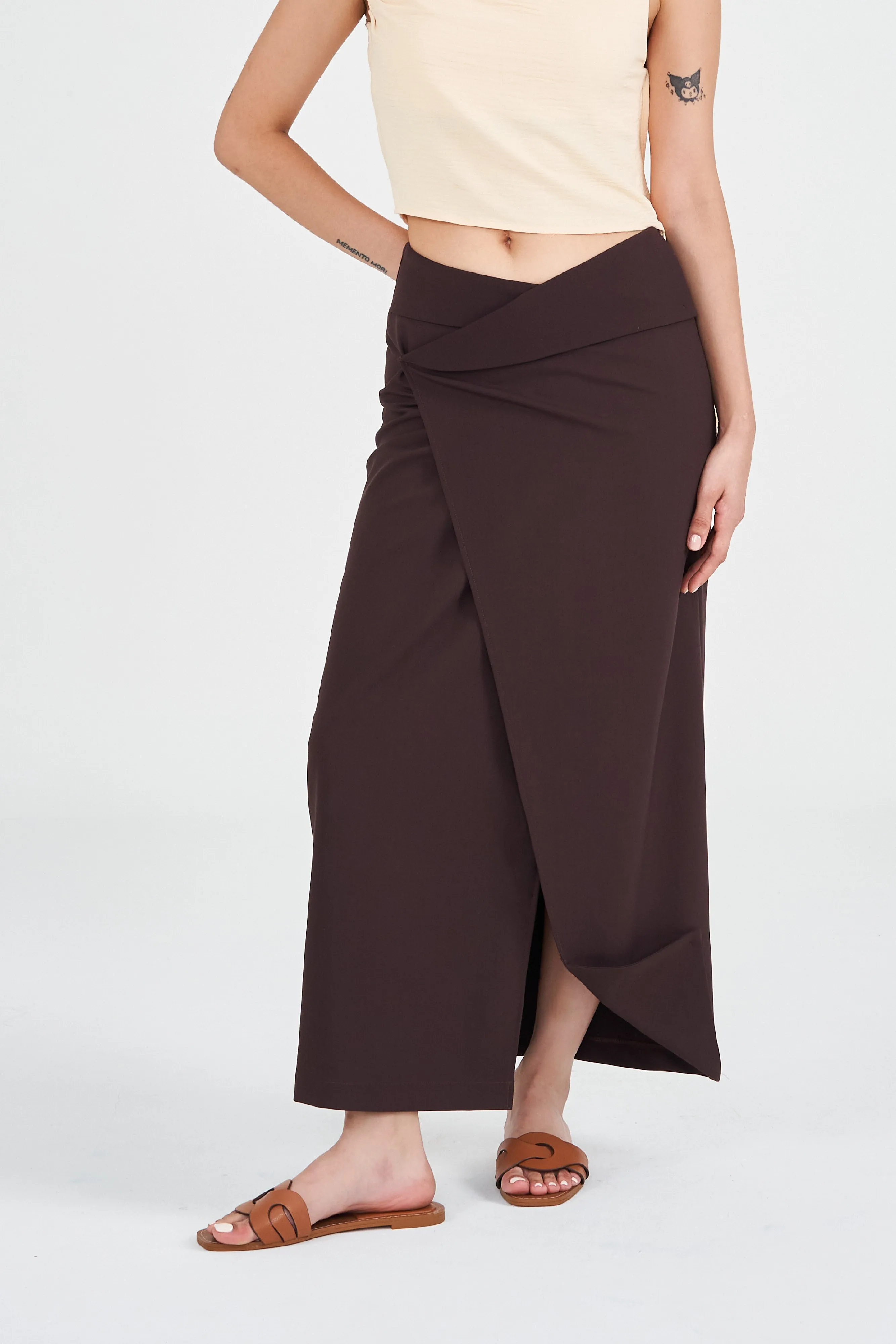 Sasha Overlap Maxi Skirt