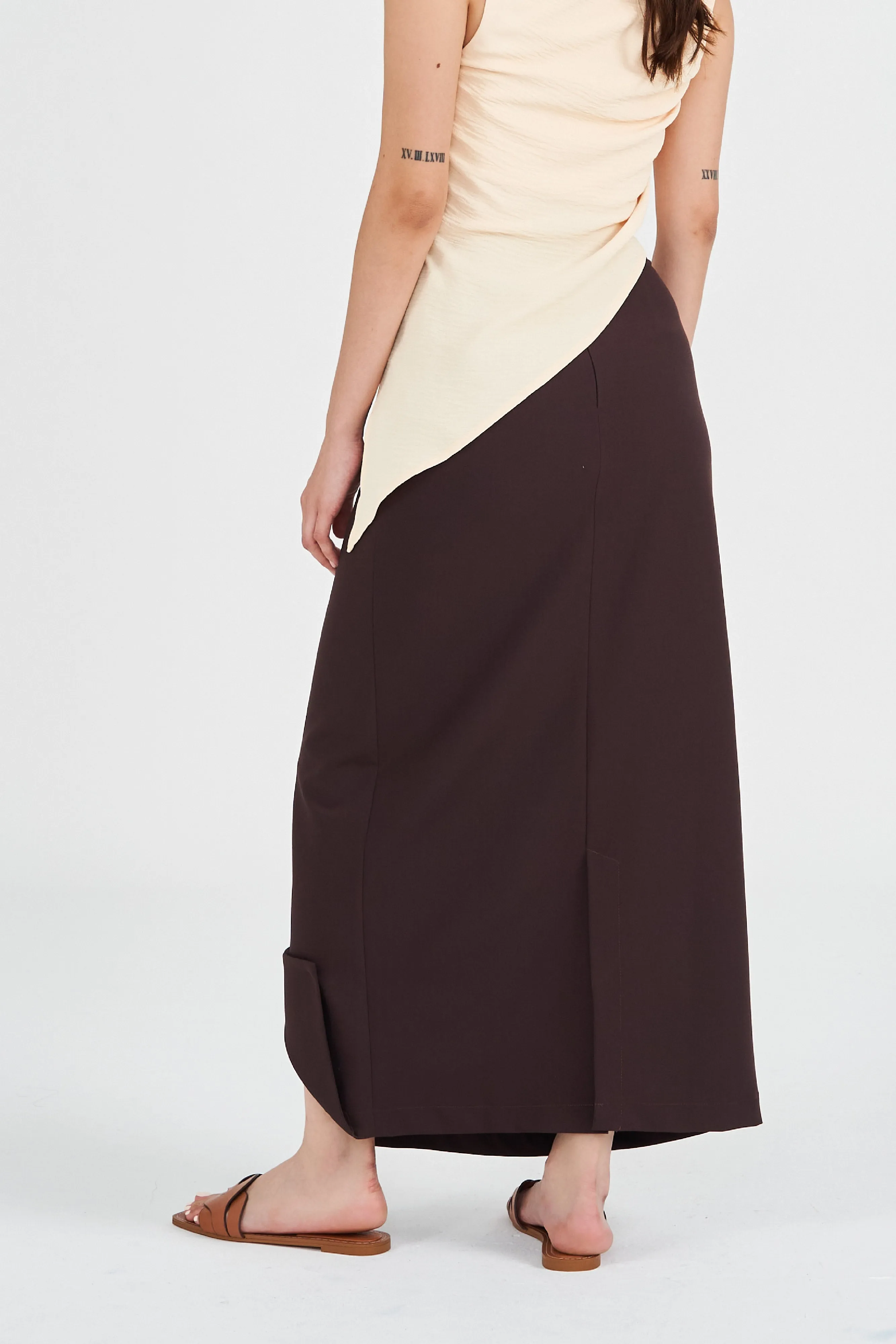 Sasha Overlap Maxi Skirt