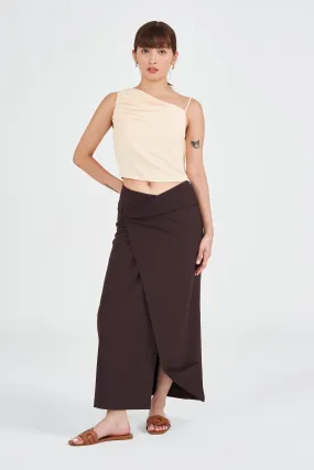 Sasha Overlap Maxi Skirt