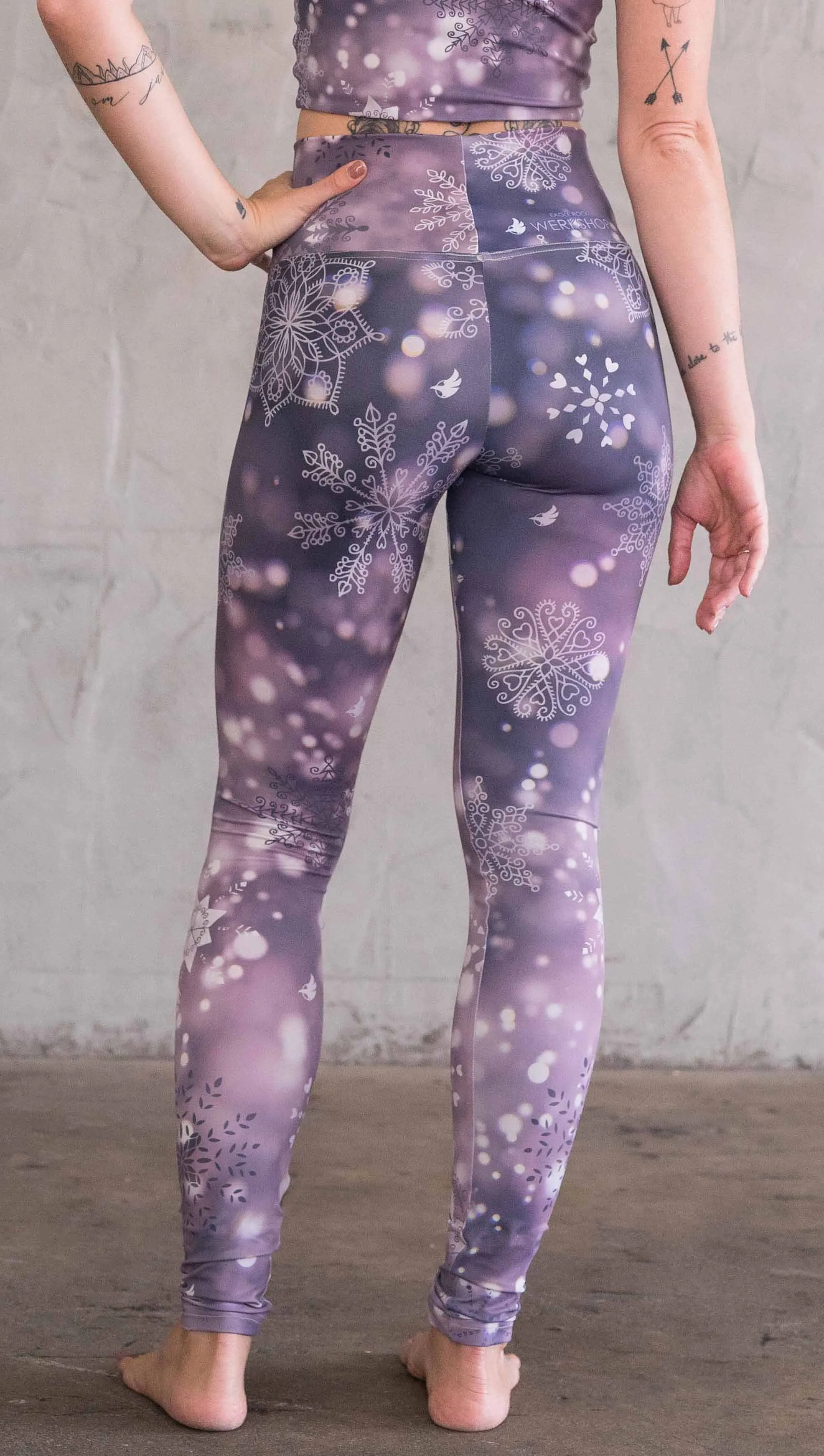 Snowflakes 2.0 - Athleisure Leggings - CUSTOM ORDER