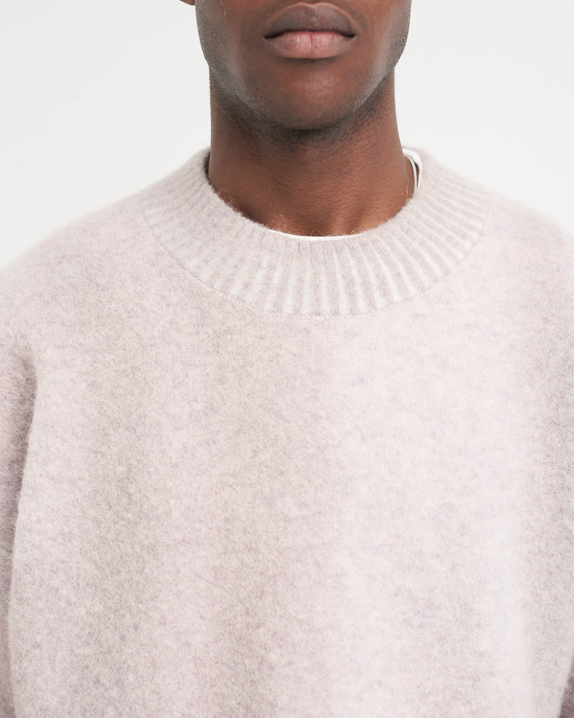 Sprayed Horizons Sweater - Washed Taupe