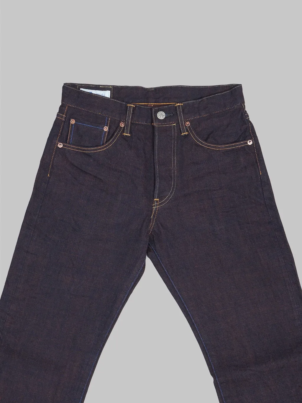 Tanuki KR "Kakishibu" 14.5oz Regular Straight Jeans