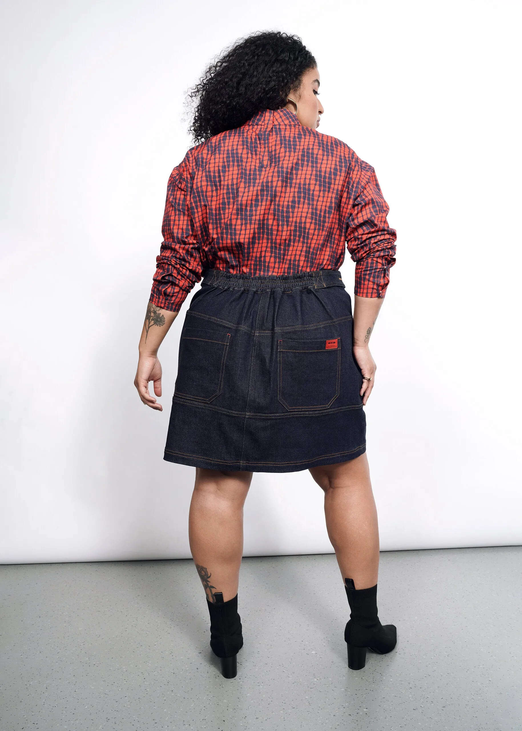 The Essential Denim Work Skirt