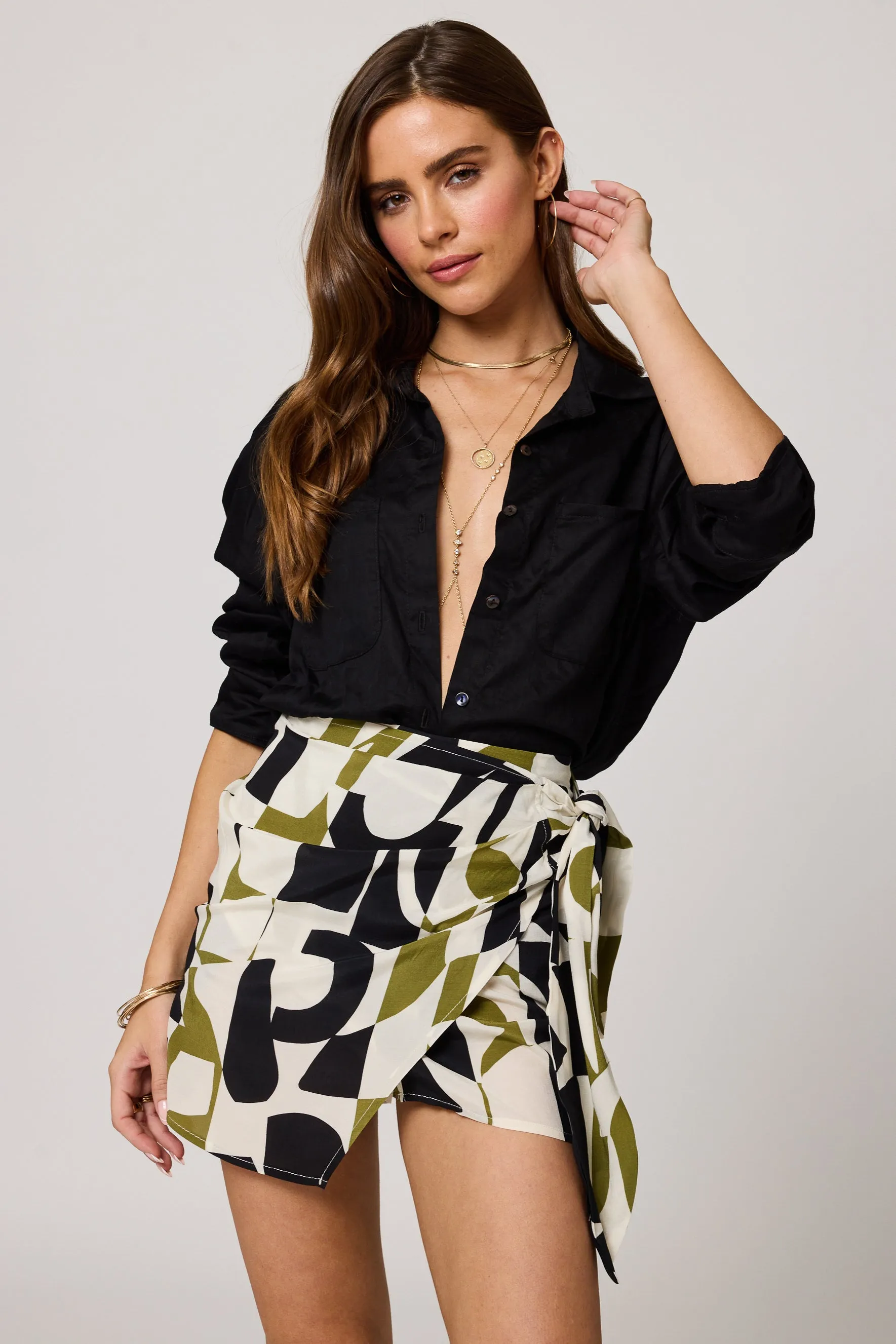 THE SARONG MINI SKIRT