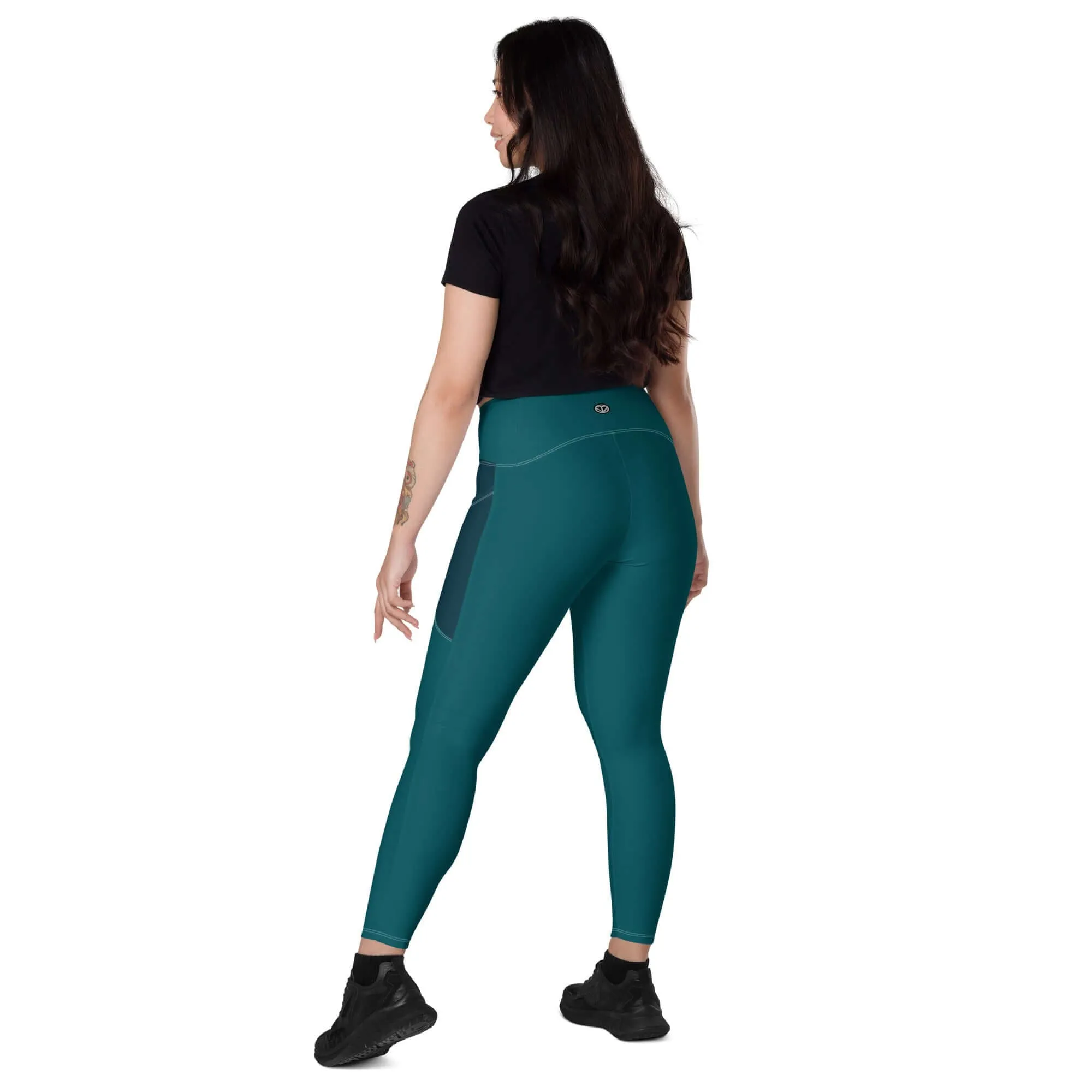 TOV Leggings mit Taschen VIBES (Blau)