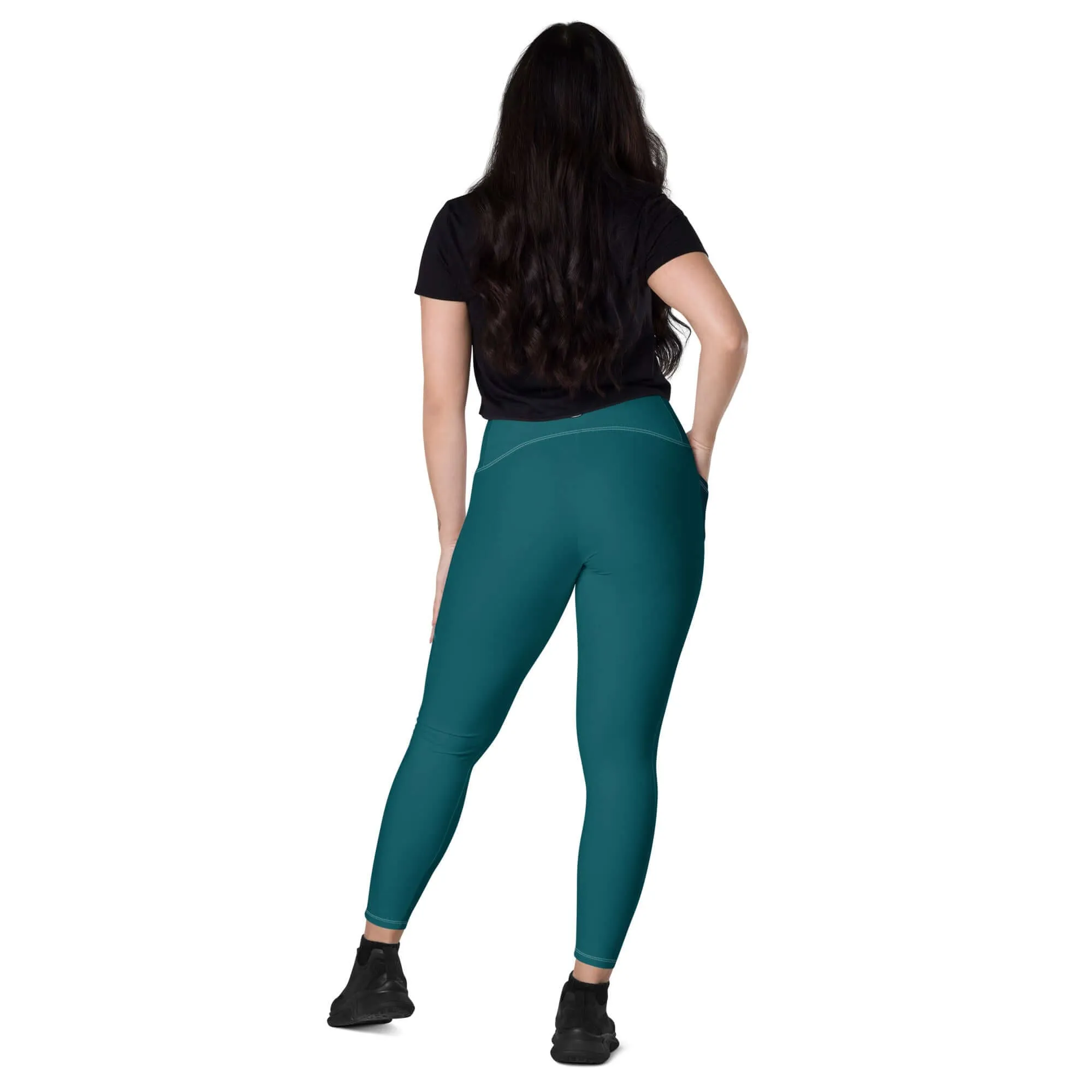 TOV Leggings mit Taschen VIBES (Blau)