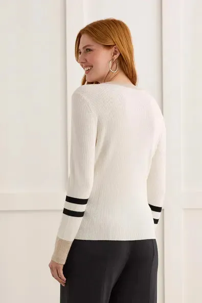 Tri 1592O Henley Sweater