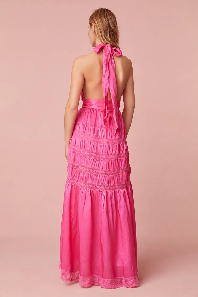 Vendima Halter Maxi Dress