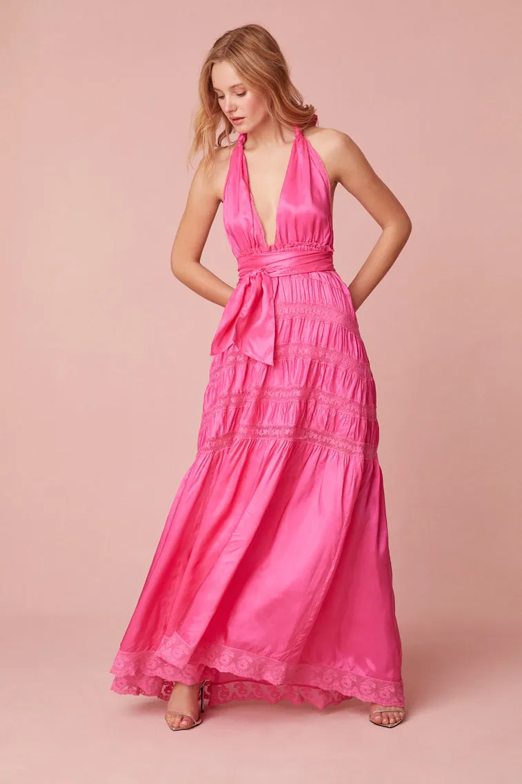 Vendima Halter Maxi Dress