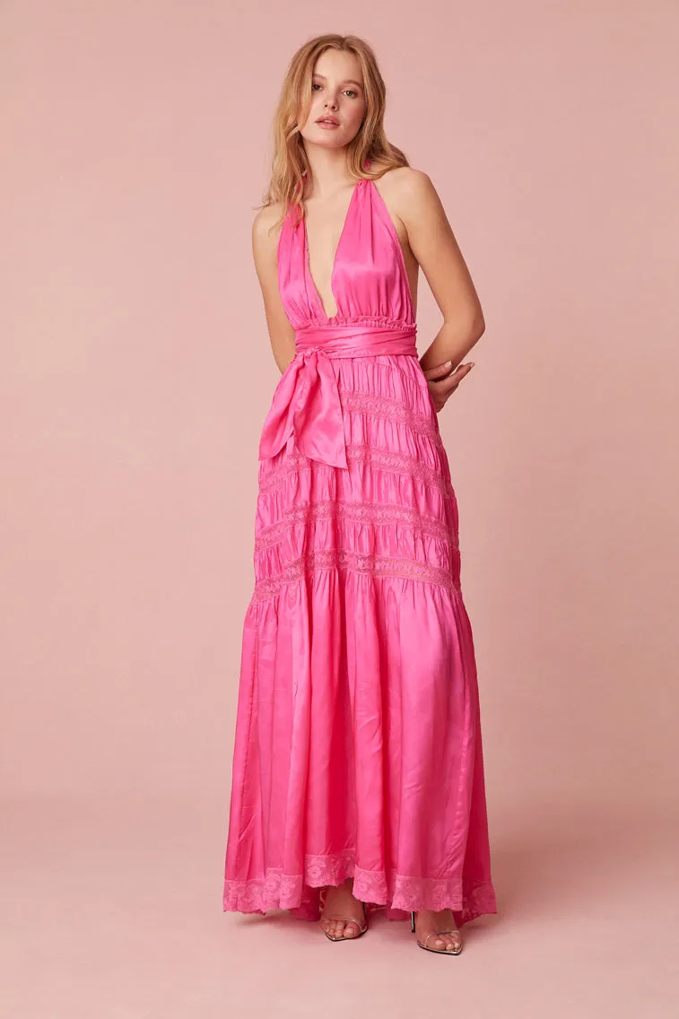 Vendima Halter Maxi Dress