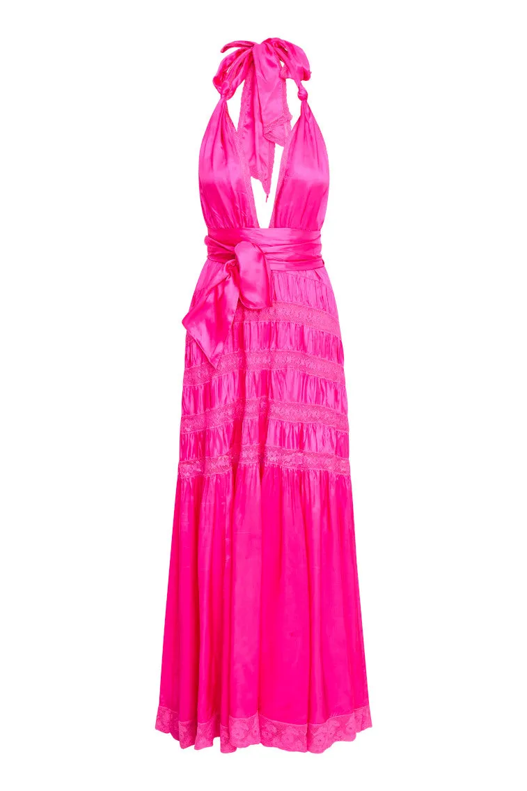 Vendima Halter Maxi Dress