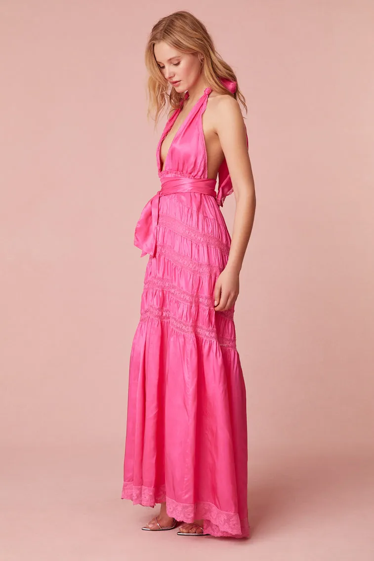 Vendima Halter Maxi Dress