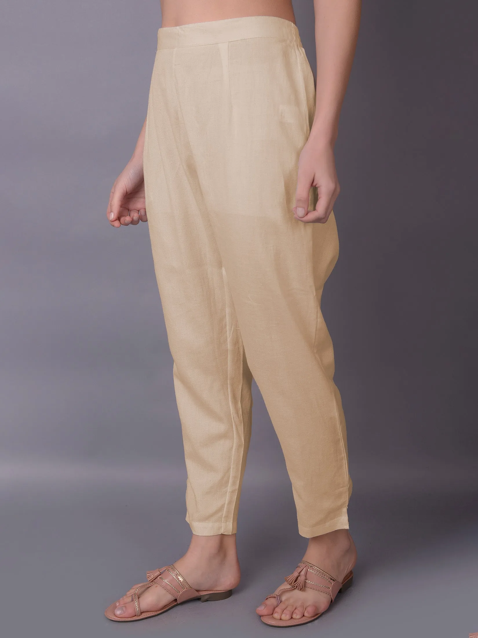 Women Beige Trouser