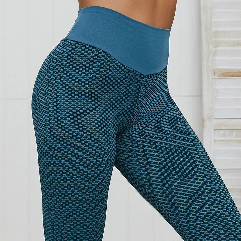 Women's High Waist Push Up Fitness Leggings