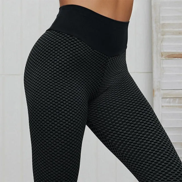 Women's High Waist Push Up Fitness Leggings