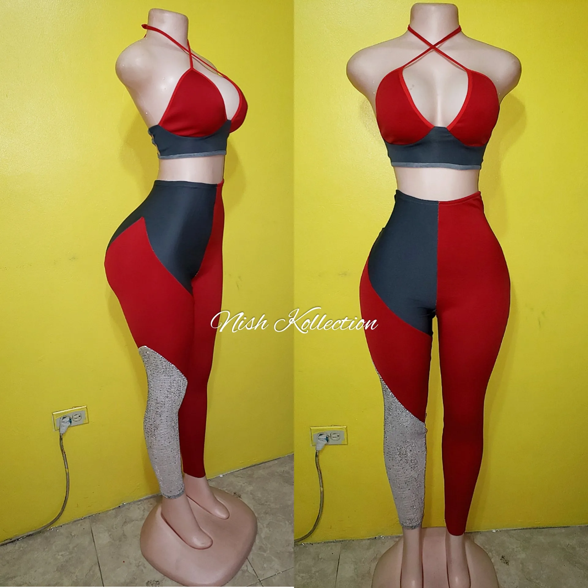 Yanke two piece leggings outfit